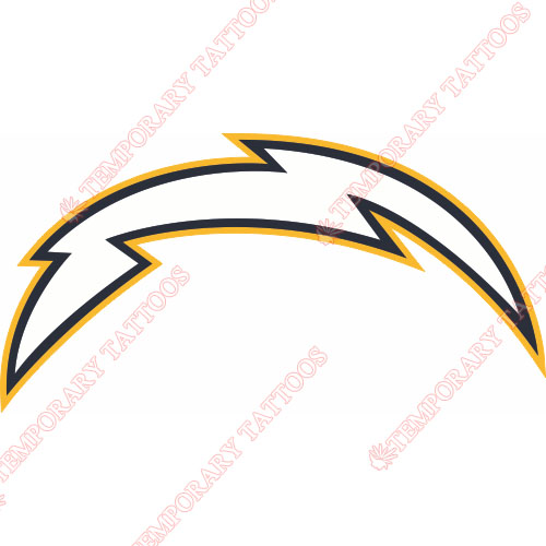 San Diego Chargers Customize Temporary Tattoos Stickers NO.725